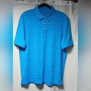 Llbean short sleeve  Performance polo shirt. Size Men's L Reg.